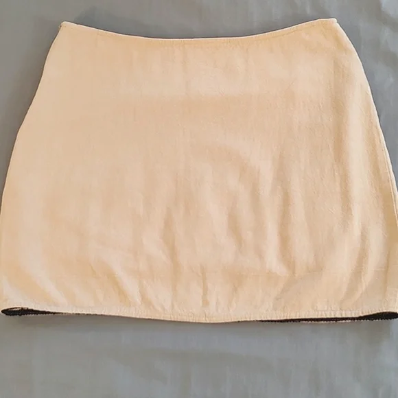 Women’s Umgee Tan Embroidered Fully Lined Mini Skirt /Size M - Picture 10 of 11